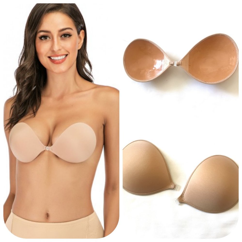 NWT Adhesive Strapless Backless Lift up Bra